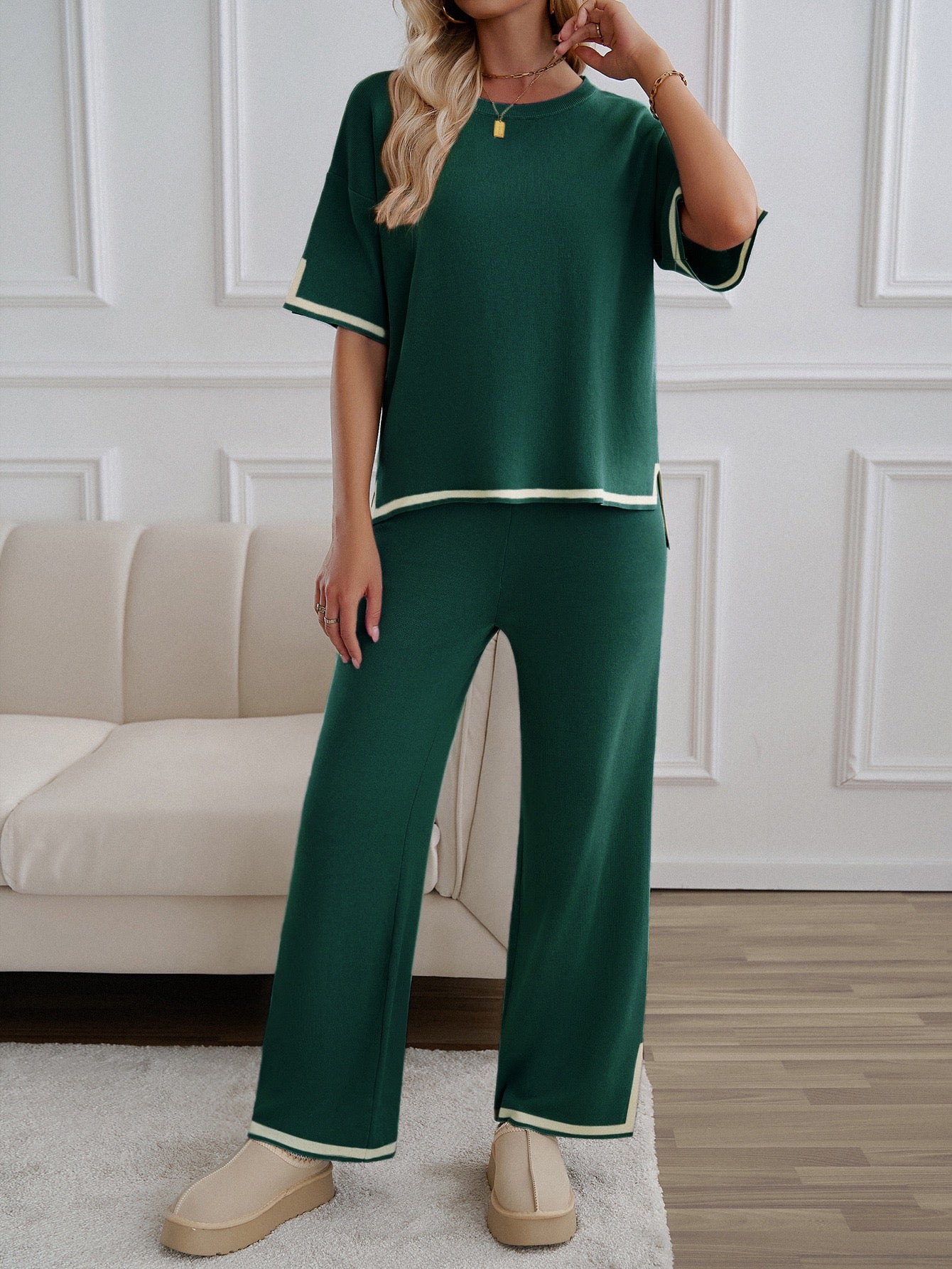 Relaxed Two-Piece Lounge Set