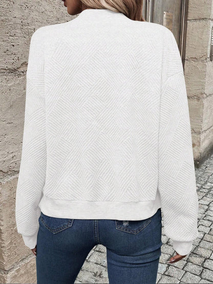 Jessy Zip-Up Textured Jacket