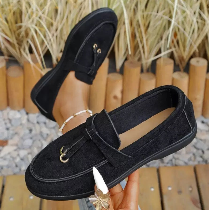 Harper Suede Slip-On Loafers