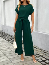 Sienna Belted Wide-Leg Jumpsuit