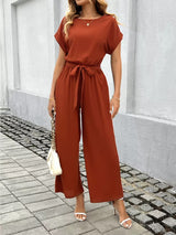 Sienna Belted Wide-Leg Jumpsuit