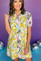 Maya Colorful Floral Dress