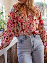 Floral Long Sleeve Blouse