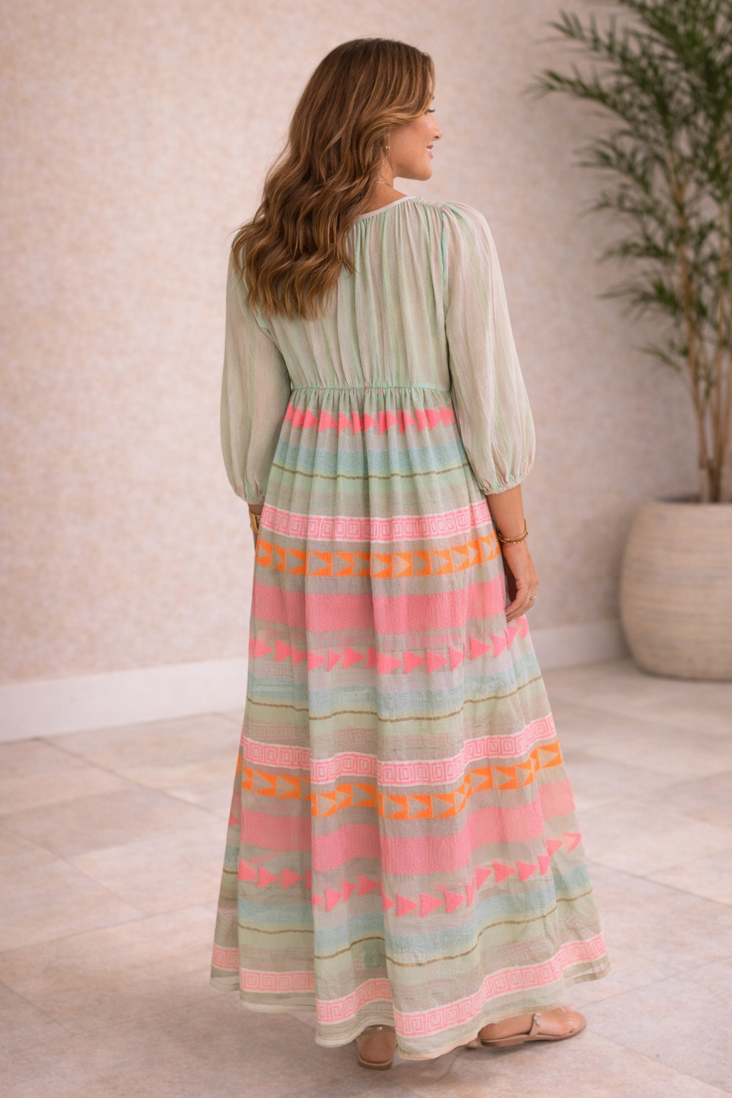 Flowy Bohemian Maxi Dress