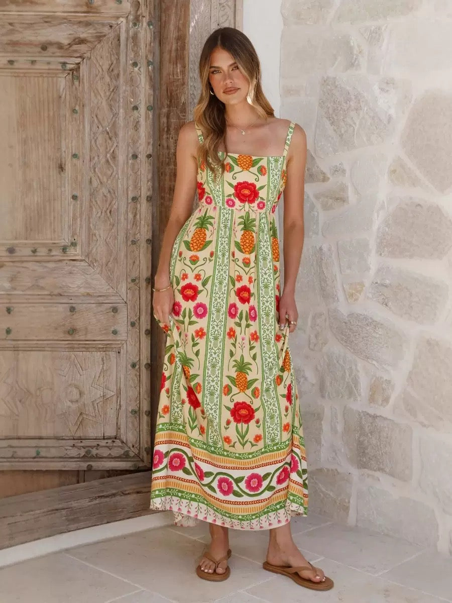 Valencia Garden Maxi Dress